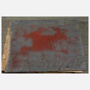 Übergroße höfische Kaminplatte