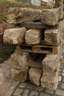 Zehn Zaunsäulen Granit