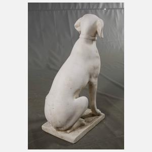 Gartenfigur Jagdhund