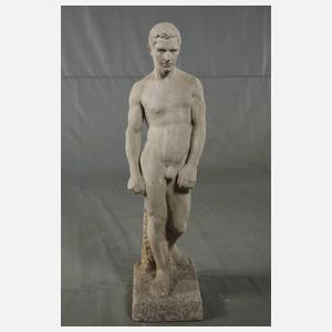 Gartenfigur männlicher Akt
