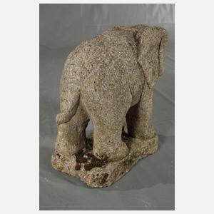 Gartenskulptur Elefant