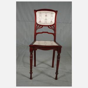 Vier Stühle Jugendstil