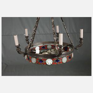 Großer Radleuchter Jugendstil