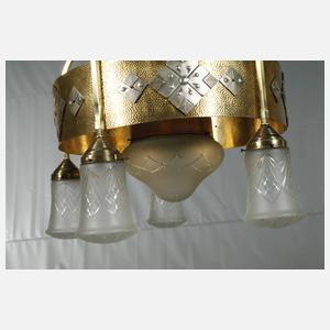 Große Deckenlampe Jugendstil