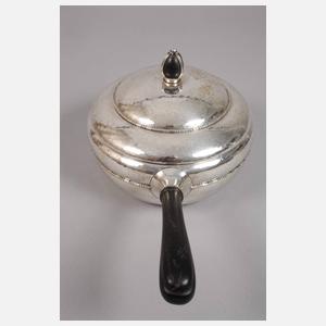 Silber Paar große Deckelterrinen Dänemark