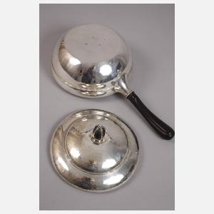 Silber Paar große Deckelterrinen Dänemark