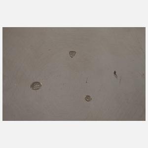 Silber Paar große Deckelterrinen Dänemark