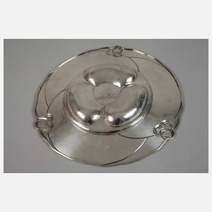 Silber Anbietschale Jugendstil