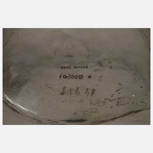 Silber Anbietschale Jugendstil