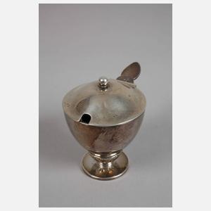 Silber Salznapf mit Löffel Georg Jensen