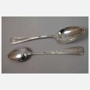 Silber sechs Kaffeelöffel Peter Behrens