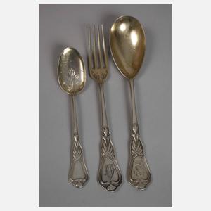 Acht Besteckteile Herbstzeitlose