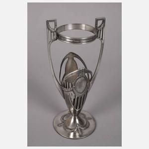WMF Geislingen Vase mit Metallmontierung