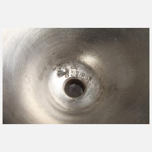 WMF Geislingen Vase mit Metallmontierung