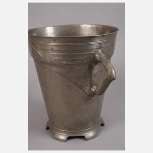 Jugendstil Weinkühler Zinn