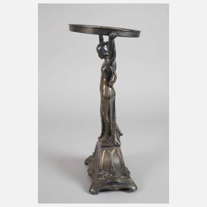 Figürlicher Tafelaufsatz Zinn