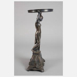 Figürlicher Tafelaufsatz Zinn