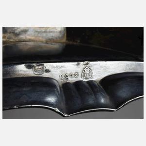 Figürlicher Tafelaufsatz Zinn