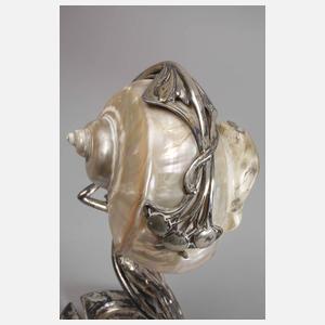 Figürliche Nautiluslampe Moritz Hacker Wien