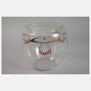 Große Jugendstil Kupferbowle