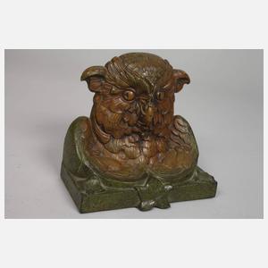 Paar Buchstützen Eisenguss