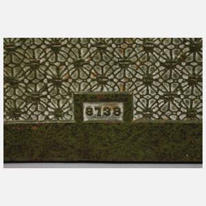 Paar Buchstützen Eisenguss