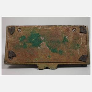 Paar Buchstützen Eisenguss