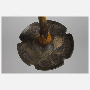 Paar Eisenleuchter Jugendstil