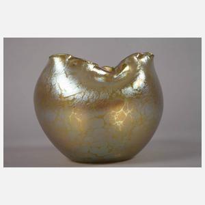 Loetz Wwe. Vase mit gekniffenem Rand