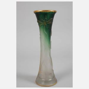 Vase Daum Nancy mit Libelle