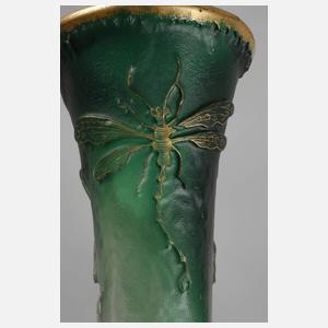 Vase Daum Nancy mit Libelle