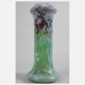 Ätzglasvase Daum Nancy