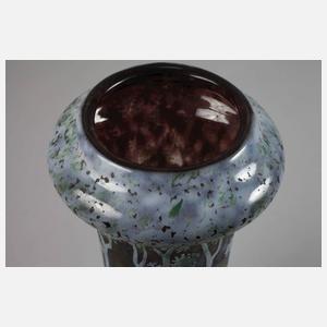 Ätzglasvase Daum Nancy