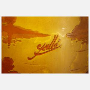 Émile Gallé Vase Landschaftsdekor