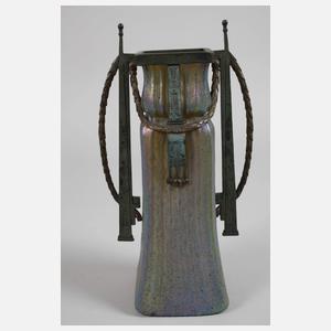 Wilhelm Kralik Sohn, Vase mit Metallmontur