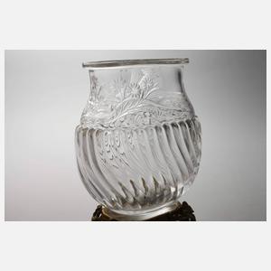 Vase mit Bronzemontur