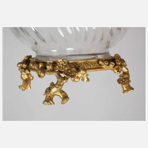 Vase mit Bronzemontur