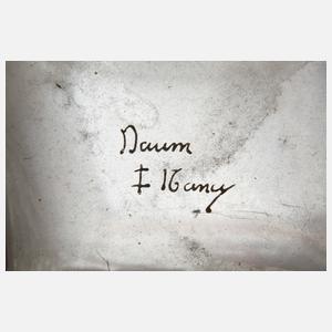 Daum Nancy Vase mit Mohnblüte