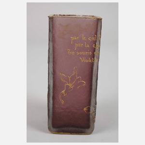 Kleine Ätzglasvase Daum Nancy