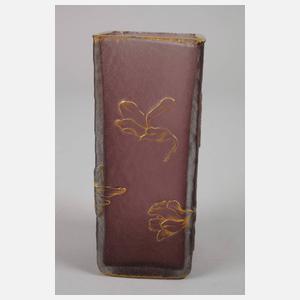 Kleine Ätzglasvase Daum Nancy