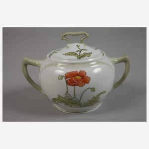 Kaffeegedeck und Zuckerdose Jugendstil