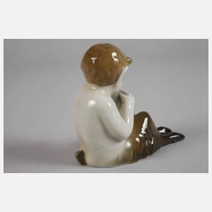 Fraureuth "Sitzender Faun mit Panflöte"