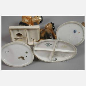 Goebel Konvolut spielende Faune