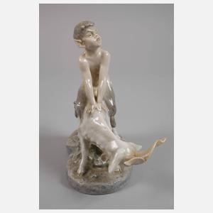 Kopenhagen Faun auf Ziege