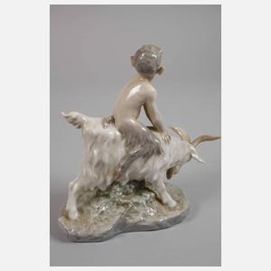 Kopenhagen Faun auf Ziege