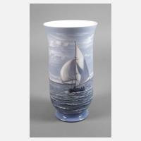 Kopenhagen Unikatvase Marinemalerei111