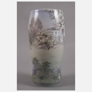 Kopenhagen Unikatvase Frühlingslandschaft