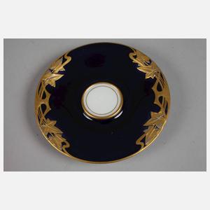 KPM Berlin Jugendstil-Mokkatasse Efeudekor