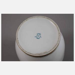 Stulz Straßburg Jugendstilvase Goldmalerei