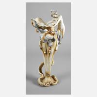 Volkstedt figürliche Jugendstilvase111
